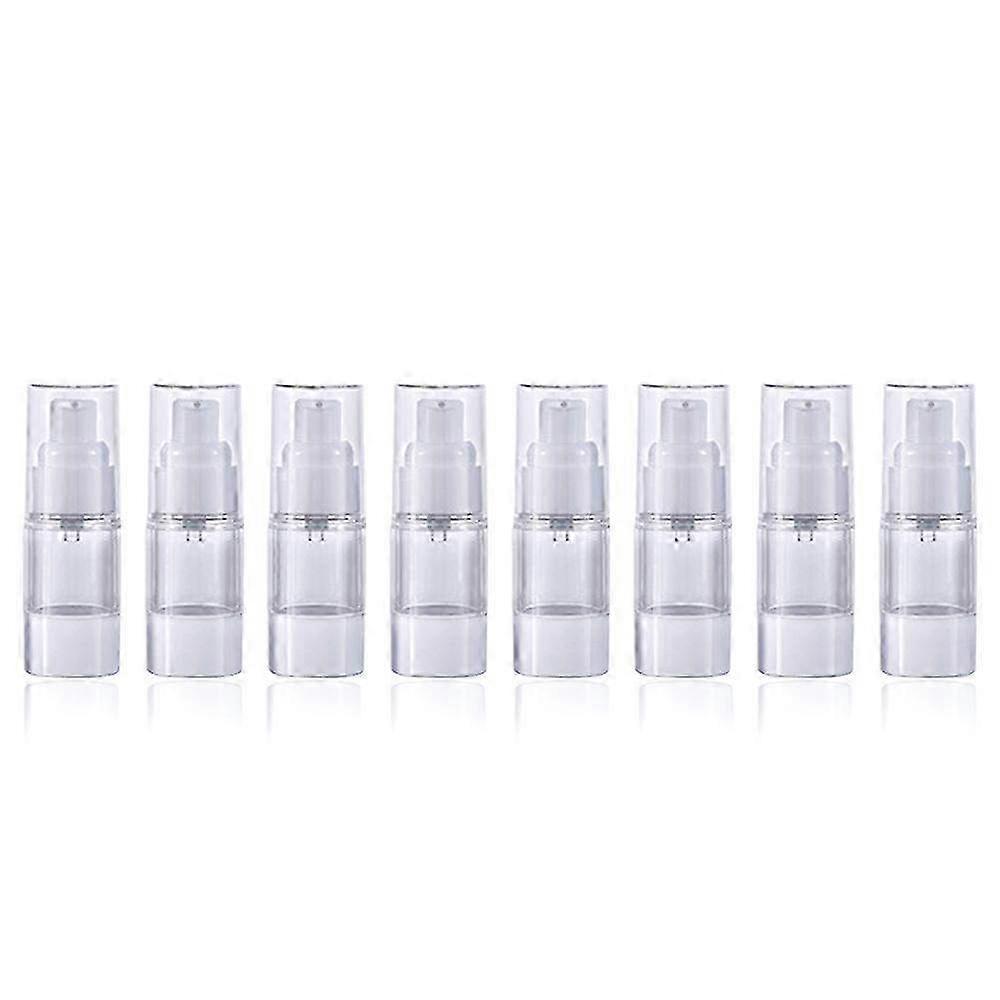 15ml Clear Cosmetic Bottle - Refillable Travel Dispenser Pump Bottle for Lotion, Shampoo & Other Essentials - Perfect for Travel