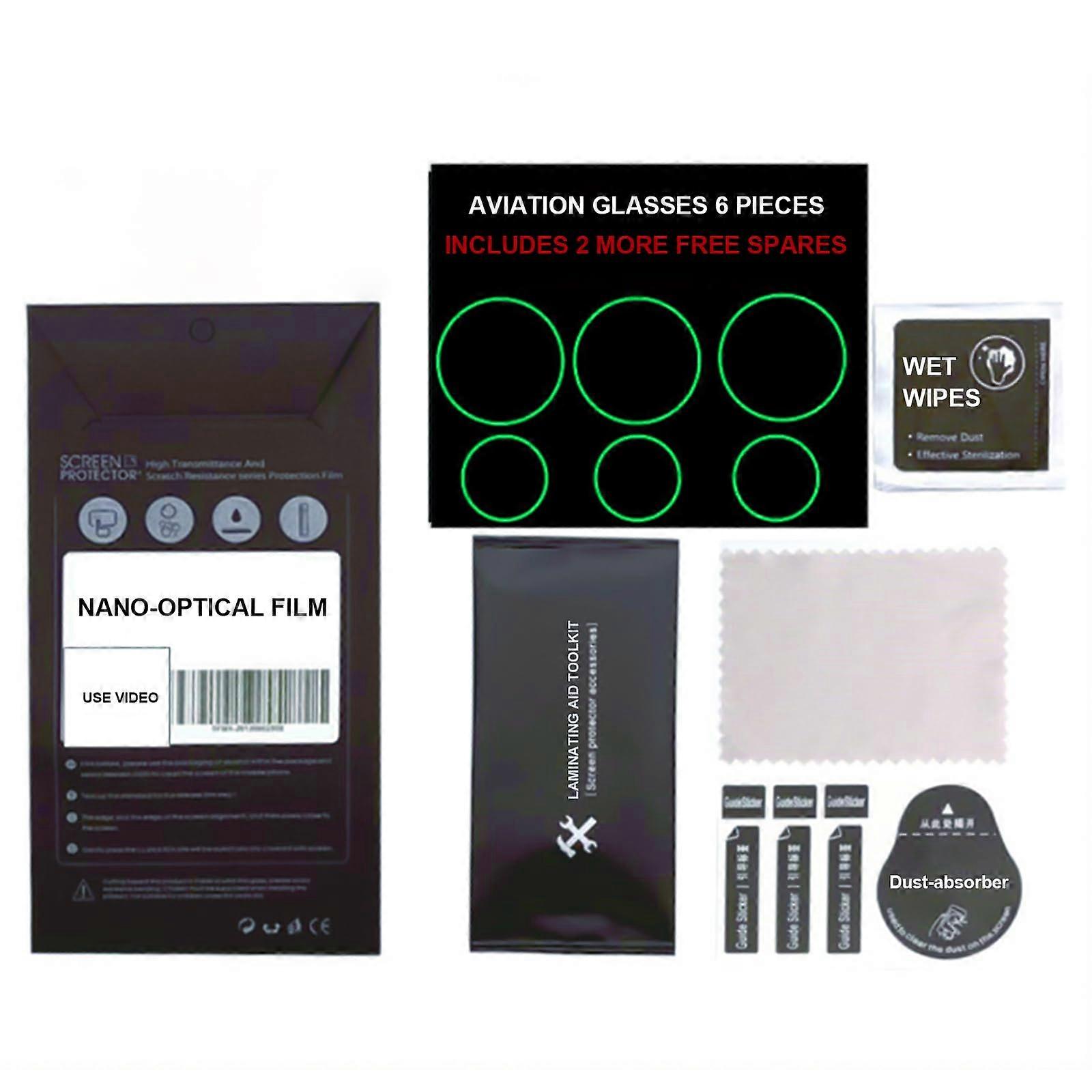 Lens Glass Film for Avata 2 Drone Camera Lens, Dust Absorbers, Wet Wipes, Scratch-Resistant, Easy to Apply