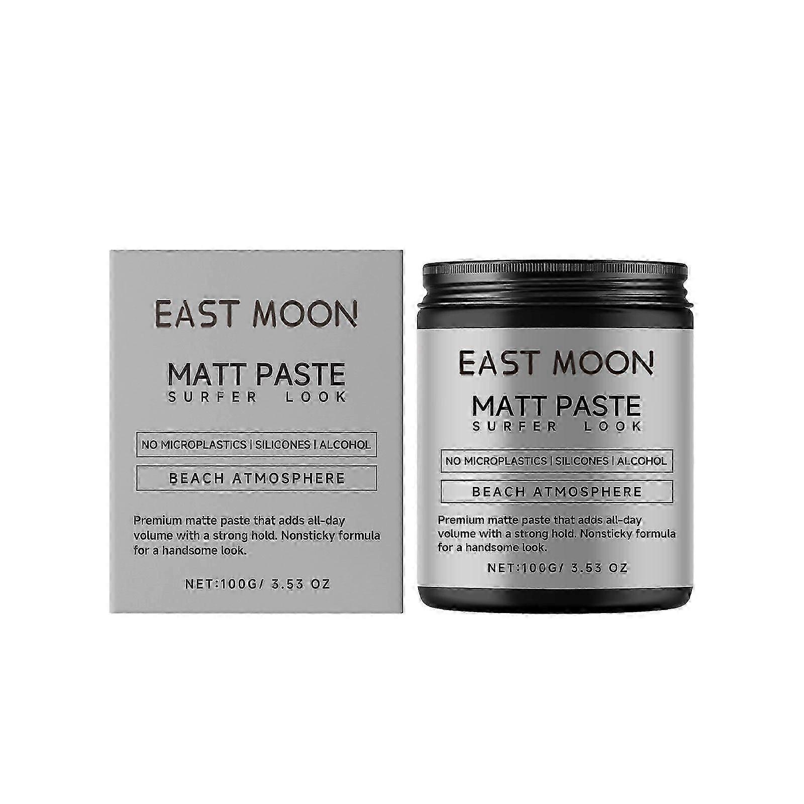 Matt Paste - Hair Styling Paste for Men with Strong Hold & Matte Finish - Styling Cream with Coconut & Candelilla Wax - Silicone-Free - 100 g