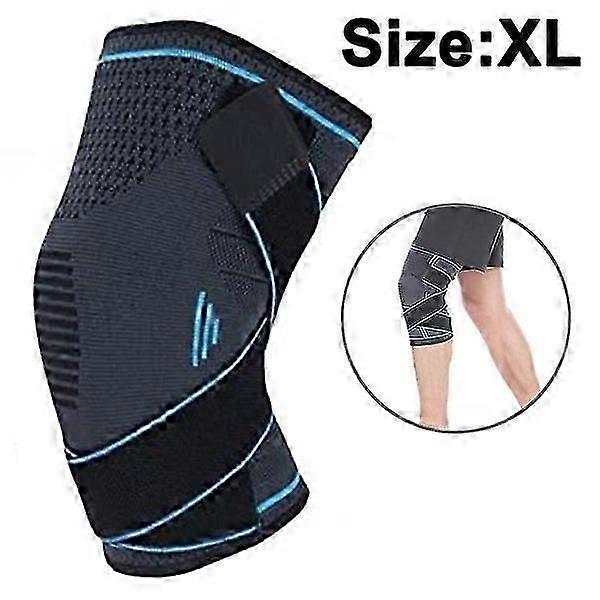 Knee Pain Relief: Compression Knee Brace with Support Bands