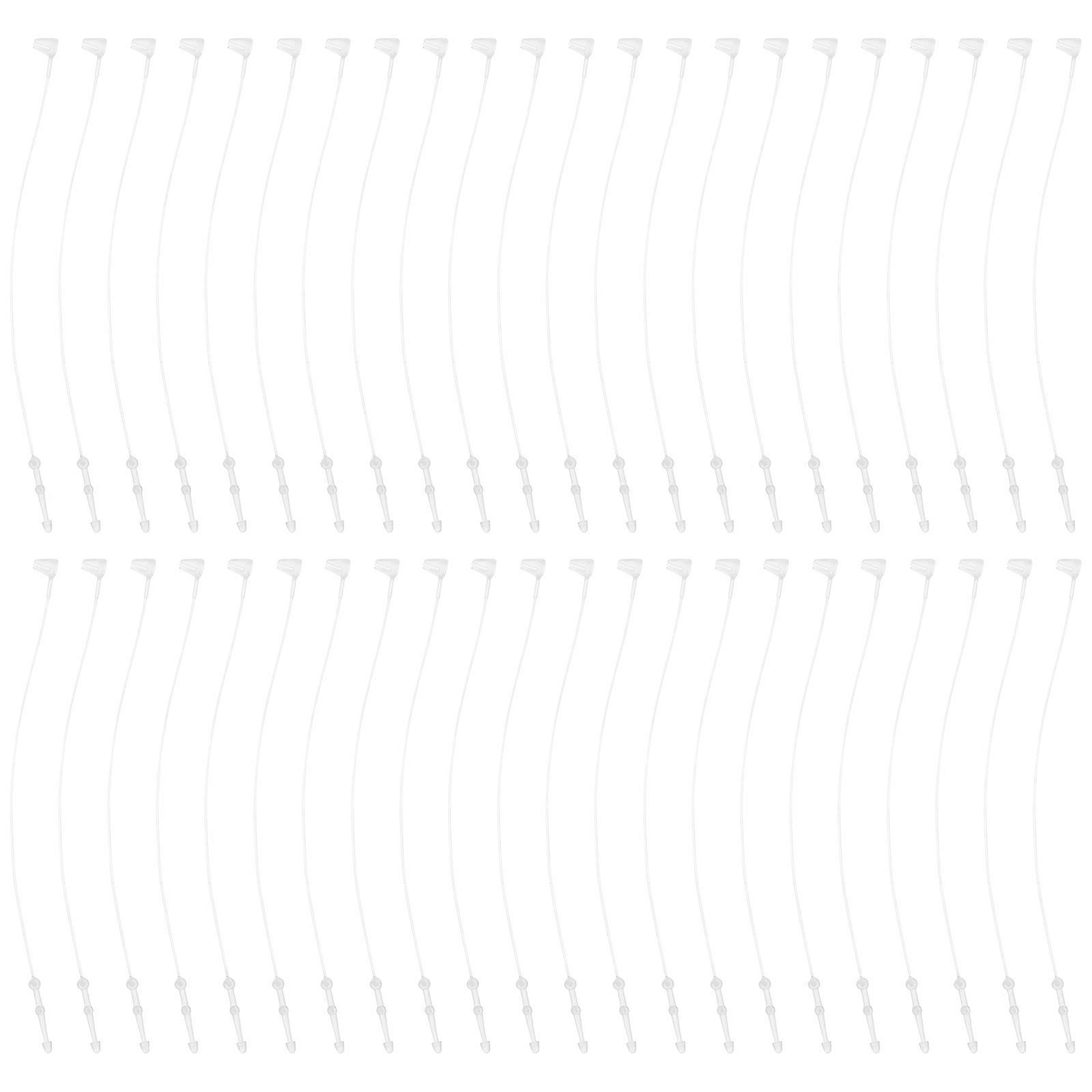 White PP Crafts Gift Pin for Hanging with Easy Operation and Compact Design 2 Bags