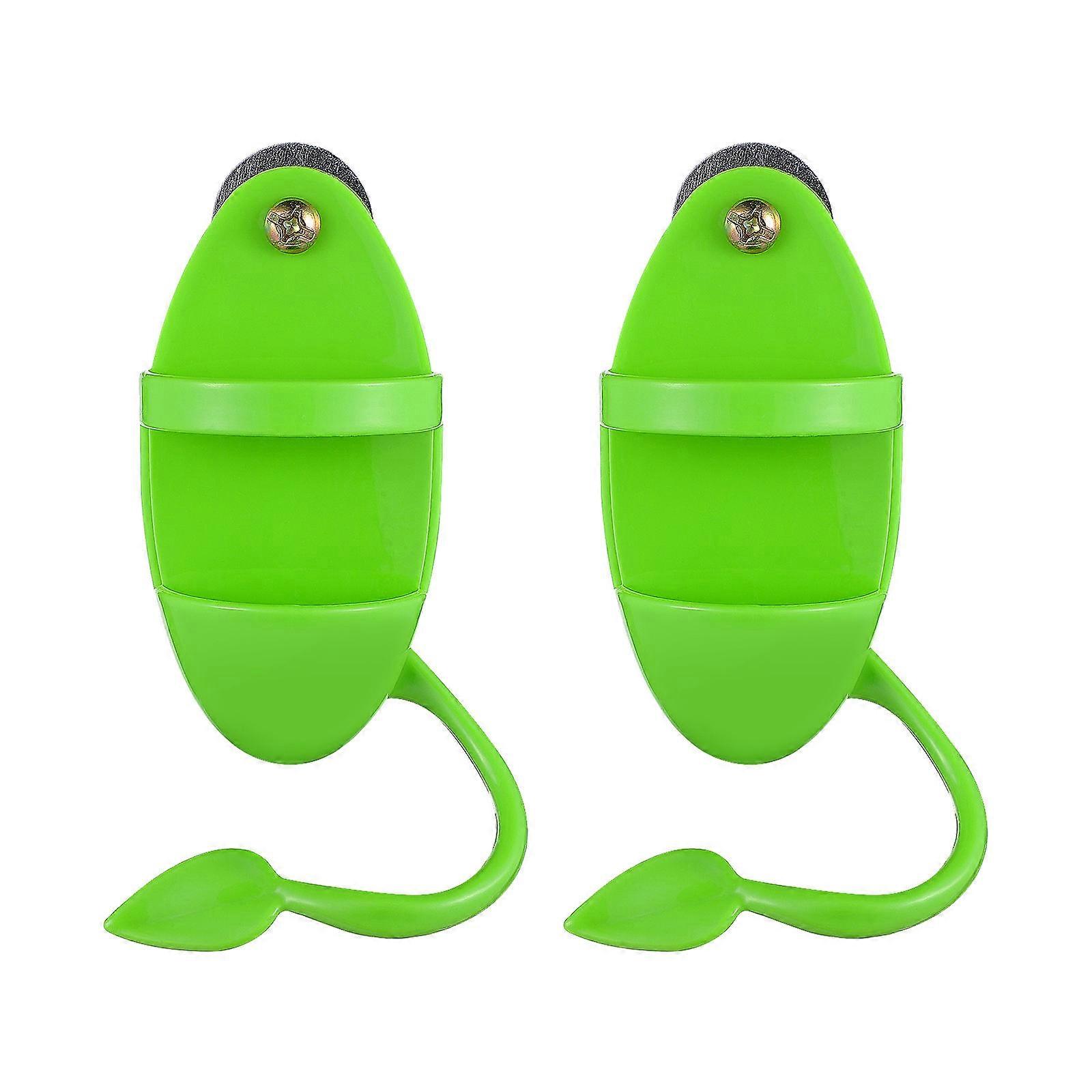 Bird Perch Stand Parrot Stands for Indoor Pet Care Green Branch and Leaf Design 2Pcs
