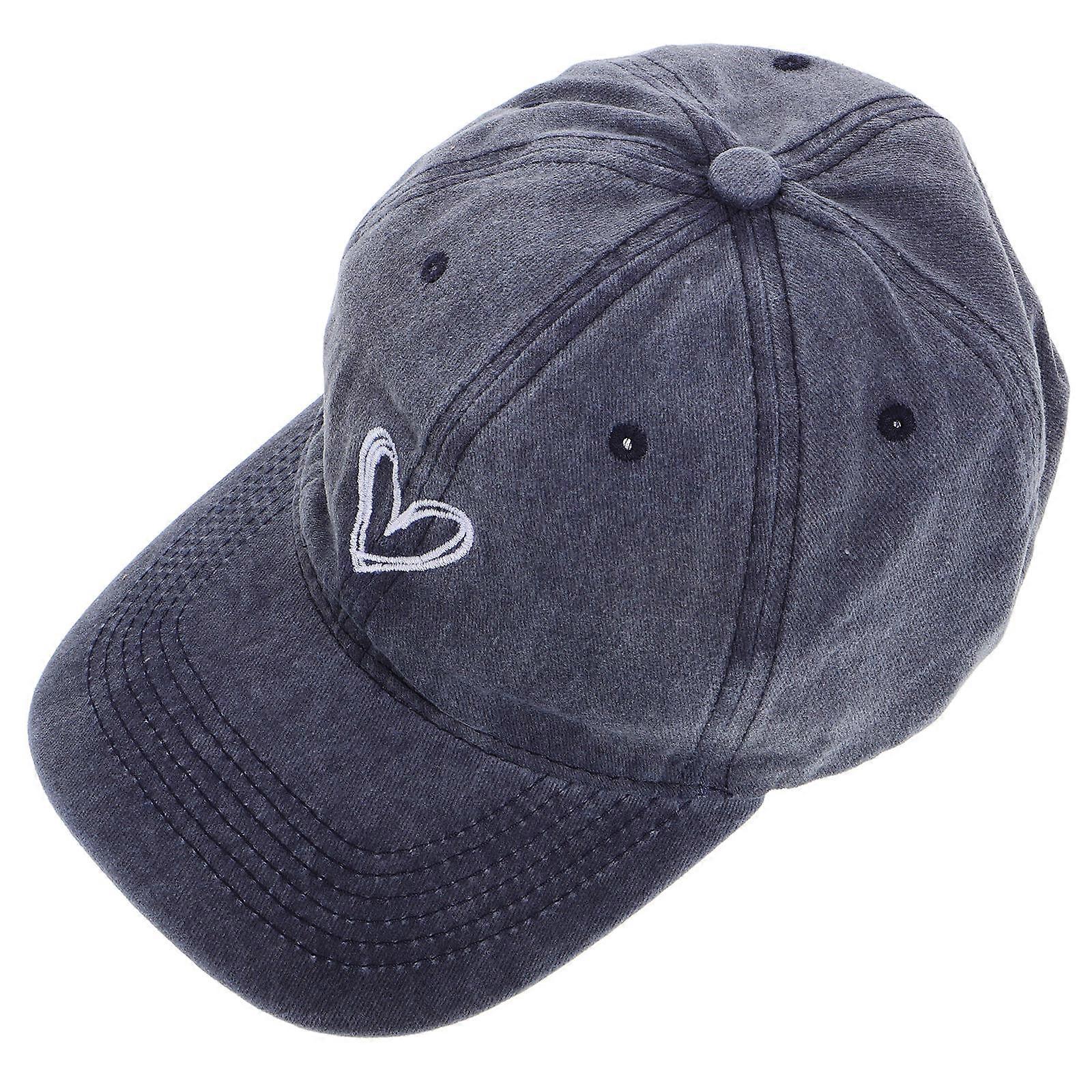 Heart Patterned Cotton Hat, Adjustable and Comfortable for Daily Wear