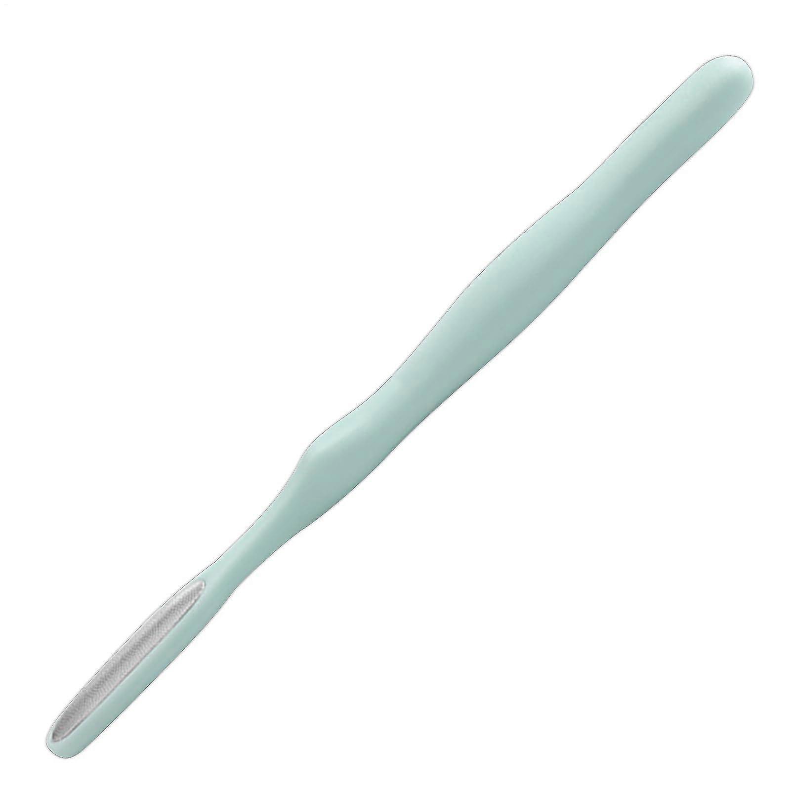 Heel File Foot Scrubber – Dual Action Heel File Callus Remover with Long-Handled Toe Cleaning Brush for Pedicure