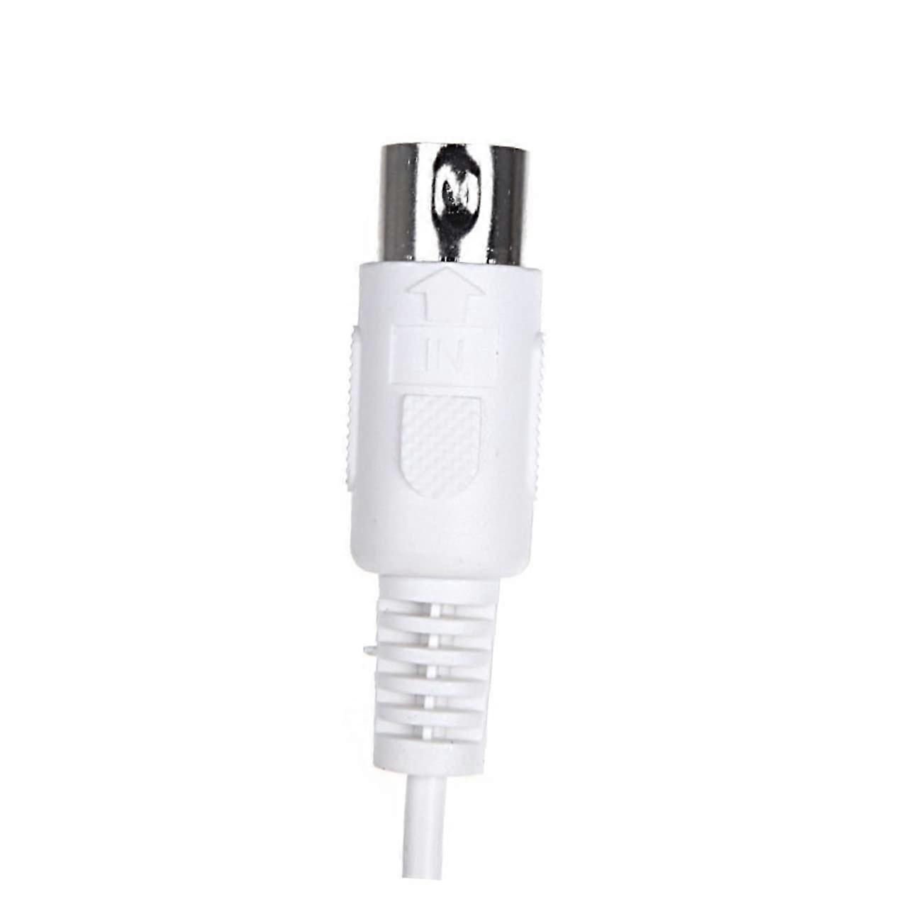 Electric Midi to USB Cable Audio Cable Aux Midi Interface Synth White 300x1.3CM