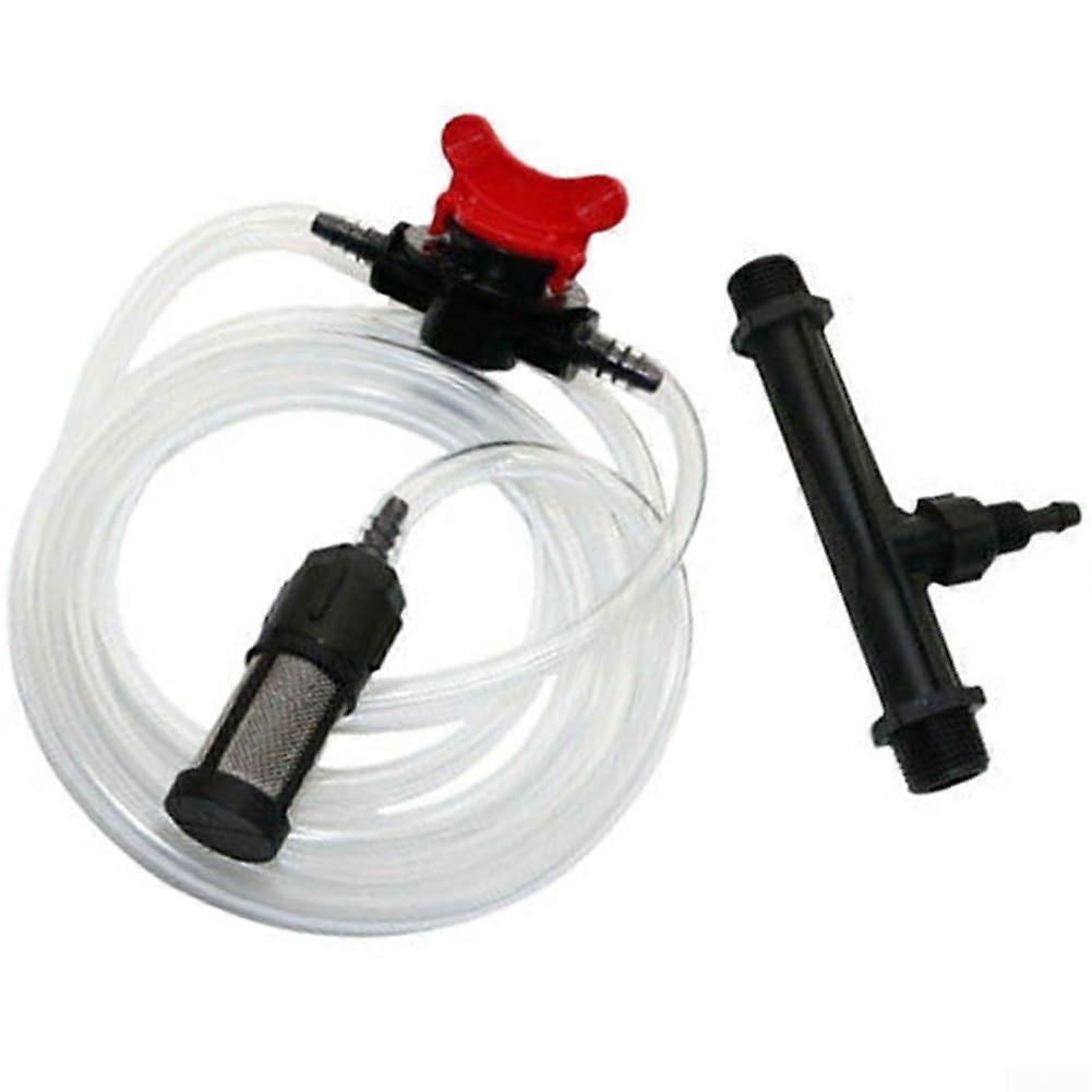 Automatic Irrigation Venturi Fertilizer Injector Kit 1/2-Inch With Filter And Switch For Garden Plant Care