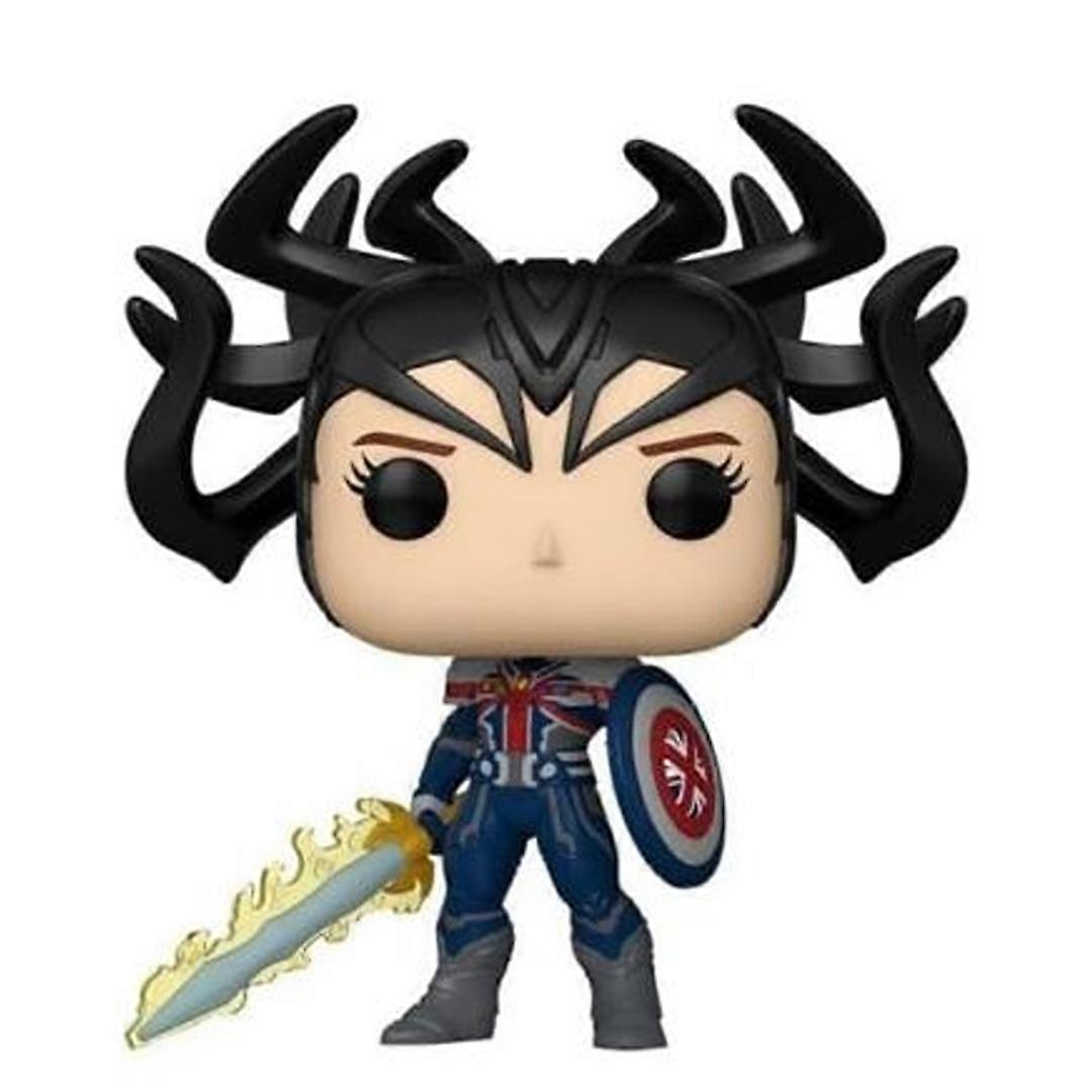 Funko POP! Płyta winylowa: What If - Kapitan Carter Nieskończoności