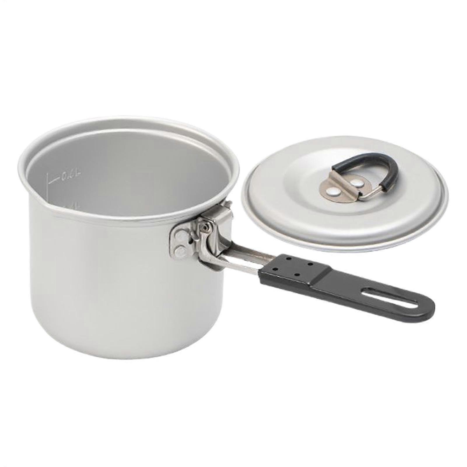 Camping Small Milk Pot, 770ml Foldable Cookware, Lightweight for Hiking, Camping, Picnics
