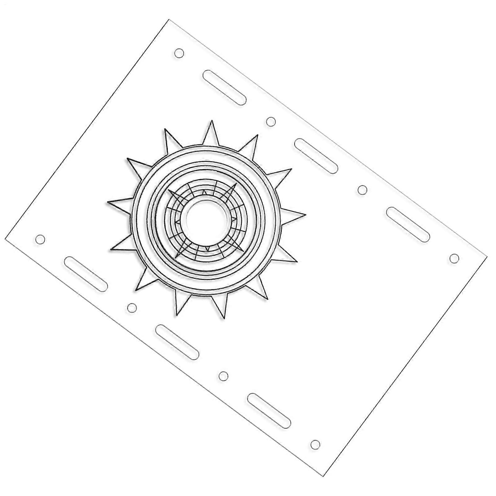 Camping Table Board - Transparent Acrylic Table Top for Outdoor Barbecue, Portable, Foldable, Lightweight Design