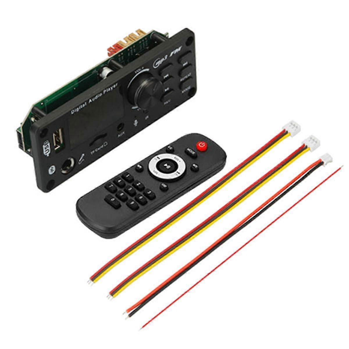 Bluetooth 5.0 MP3 WMA WAV Decoder Board DC12V Amplifier