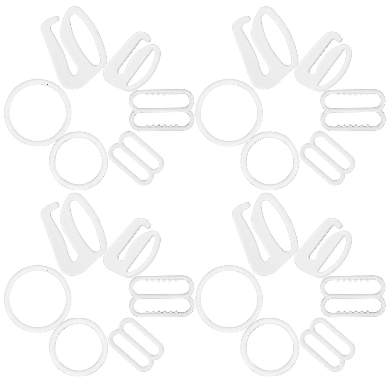 240Pcs Bra Strap Hooks Compact Household Buckles for Daily Use Clips Female Supply