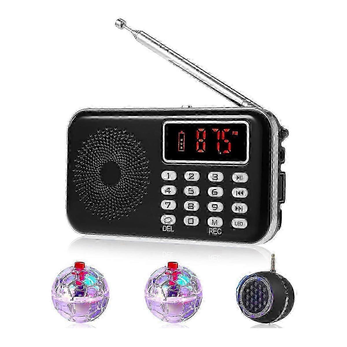 4 قطع طقم معدات صندوق الروح ، مع 2 LED Cat Ball 1 Spirit Box Speaking طقم معدات خارقة للطبعة 0607