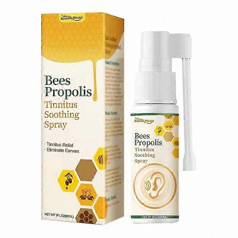 Propolis Ear Spray for Tinnitus Relief and Earwax Removal Solution