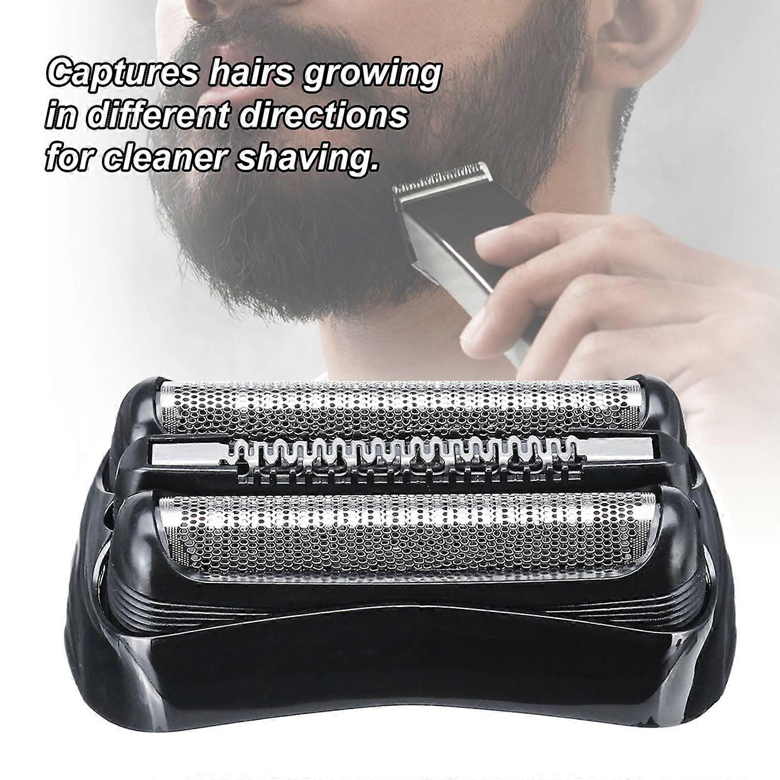 21B Trimmer Shavers Replacement Heads Shaving Foil & Cutter Replacement for Braun Series 3