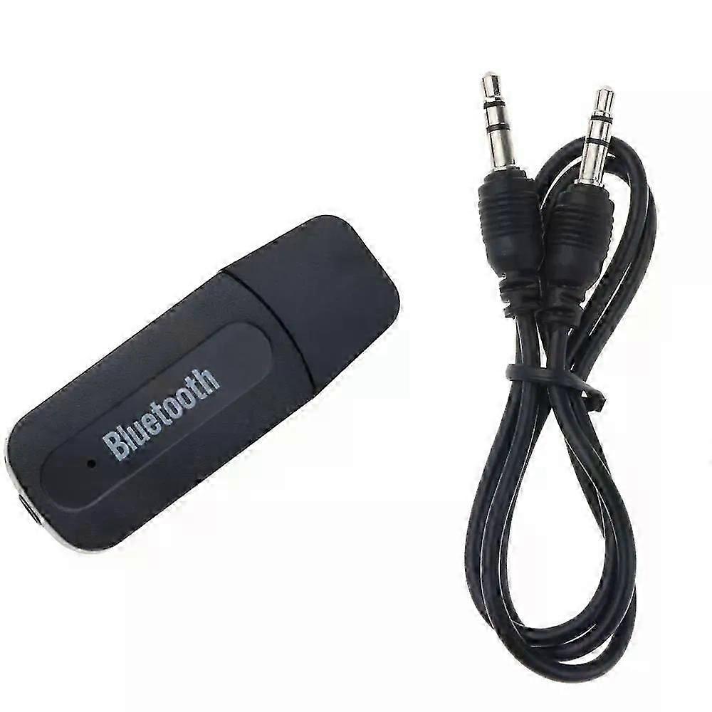 Bluetooth-compatible Music Single 35mmAux Jack Receiver Adapter Audio Receiver Speaker Connector For Car Android