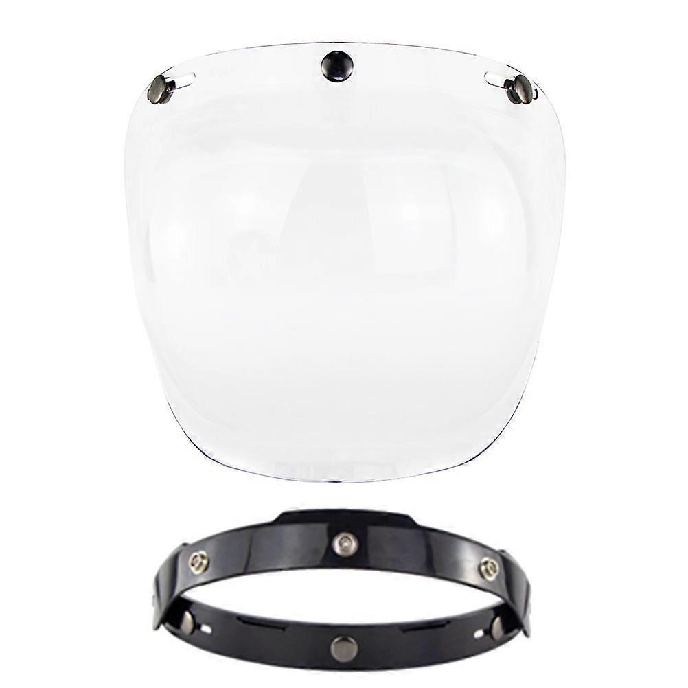 Open Face Helmet Visor Motorcycle Helmet Bubble Visor Bubble Shield Motorcycle Helmets Accessorie