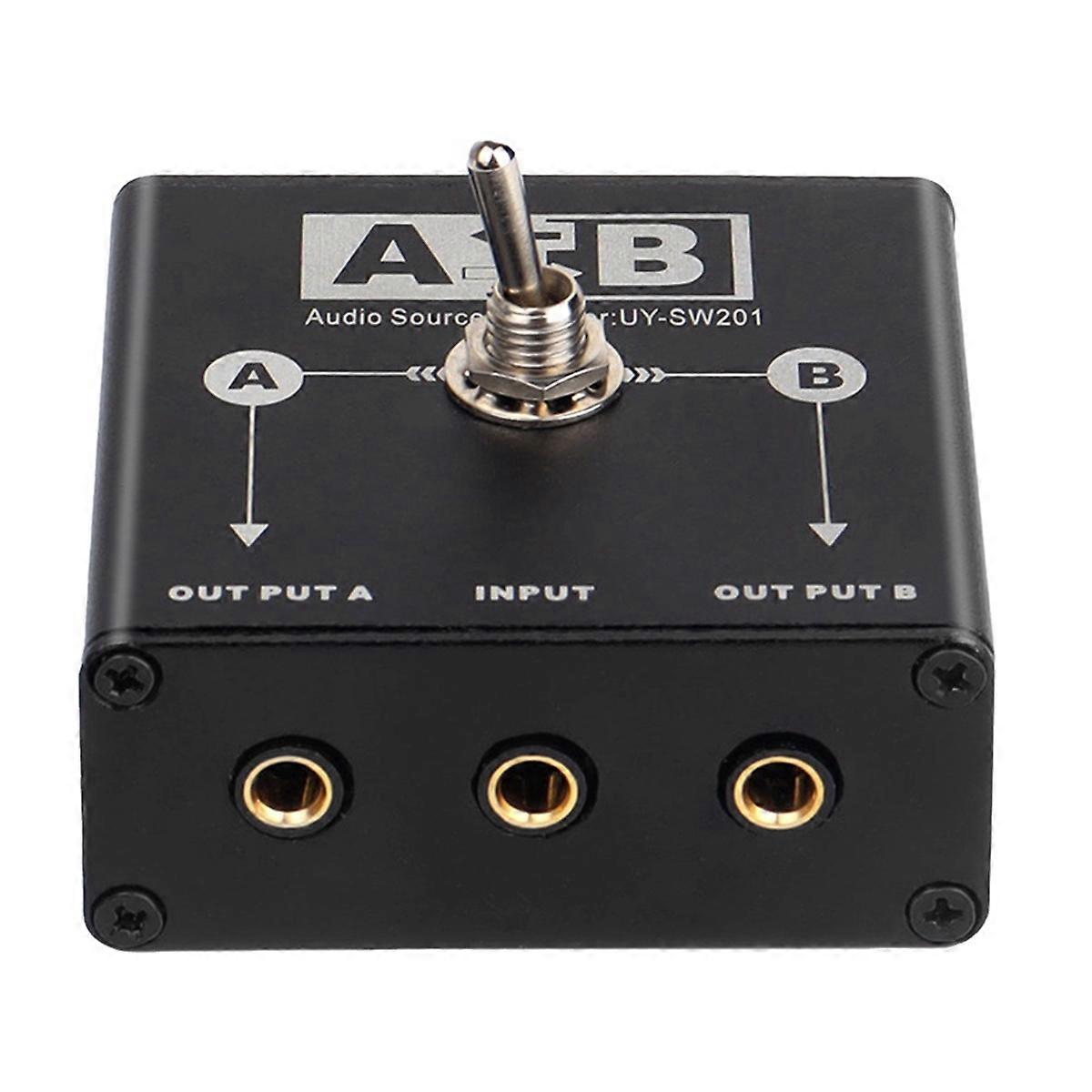 3,5-mm-Audio-Umschalter 2 in 1 Out oder 1 in 2 Out Audio-Wahlschalter 2-1