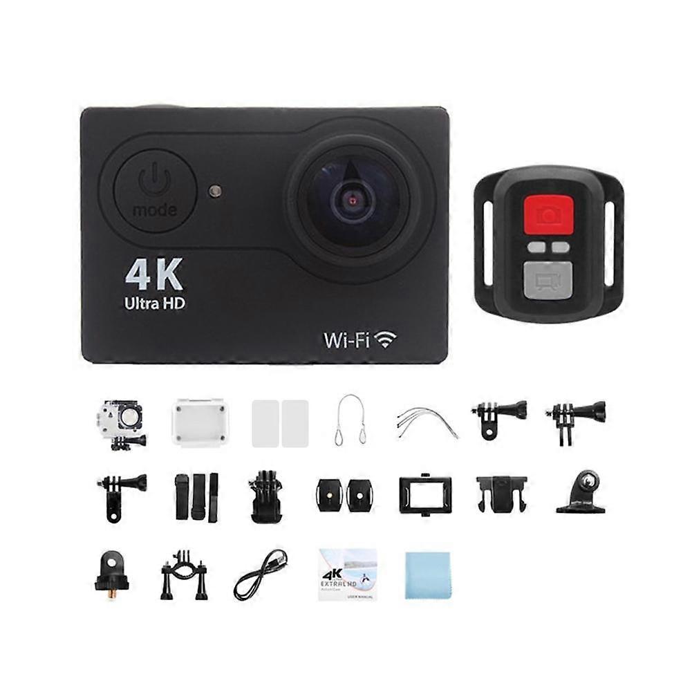 4K Action Camera H9 170 Degree HD Wide Angle Slow Motion Function, Low Power Consumption WIFI, Waterproof & Lightweight