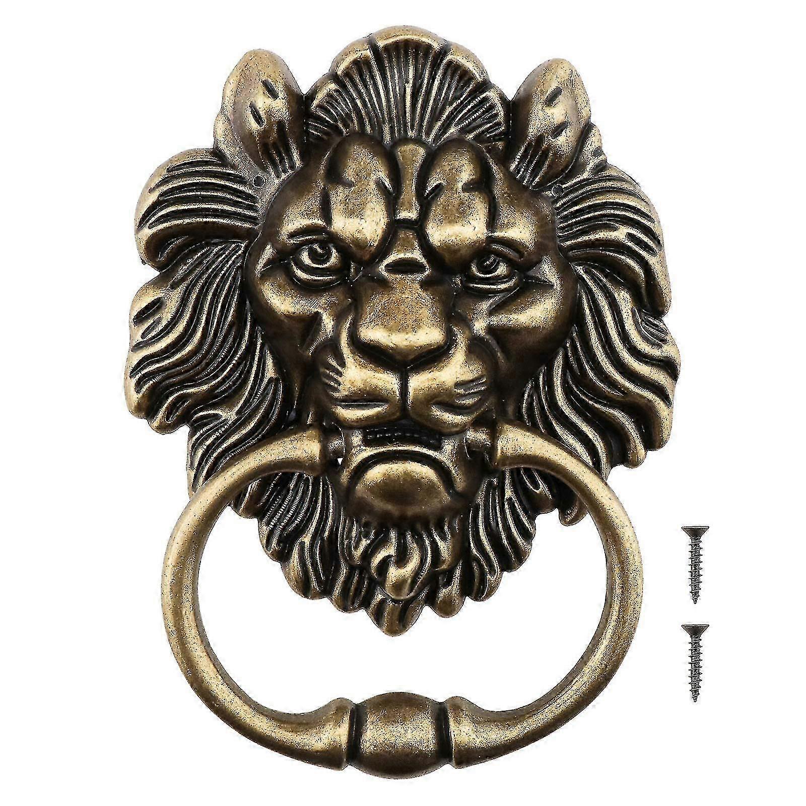 Antique Bronze Design Tiger Head Replacement Front Door Knocker