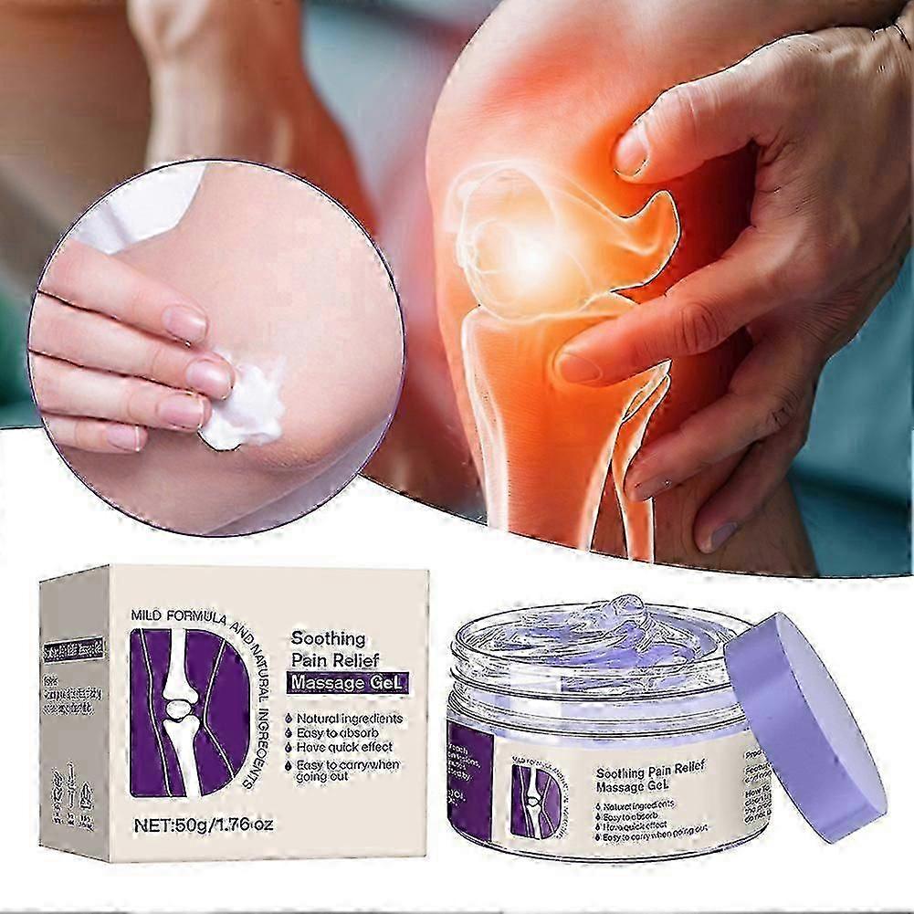 Joint Pain Relief Massage Gel Purple Cream for Joint Activities Throughout The Body, Soothes Knees, Lumbar, Neck, Hands and Feet New Arrival | Fruugo UK