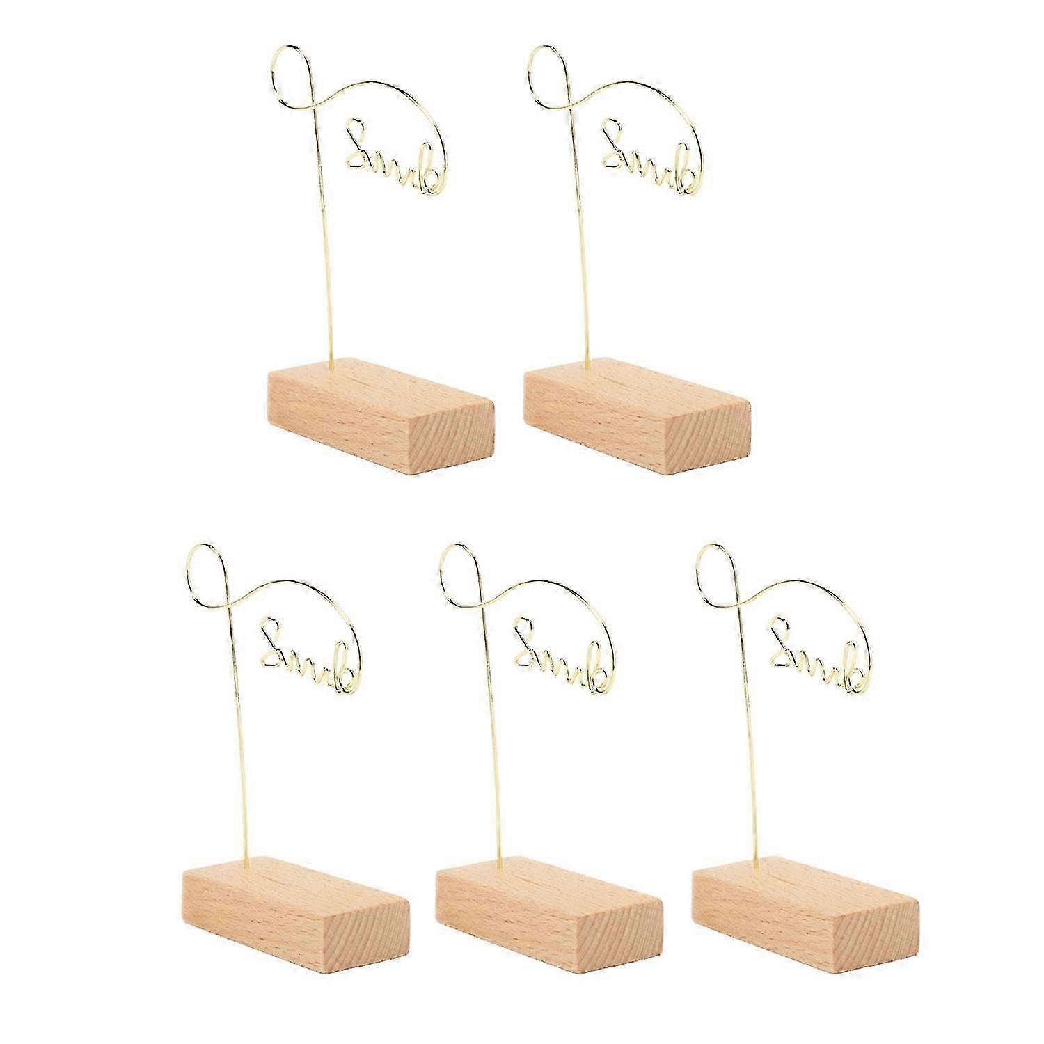 5pcs Earring Display Stand Exquisite Jewelry Stand Holder Stable Rectangular Base Earring Storage Ra