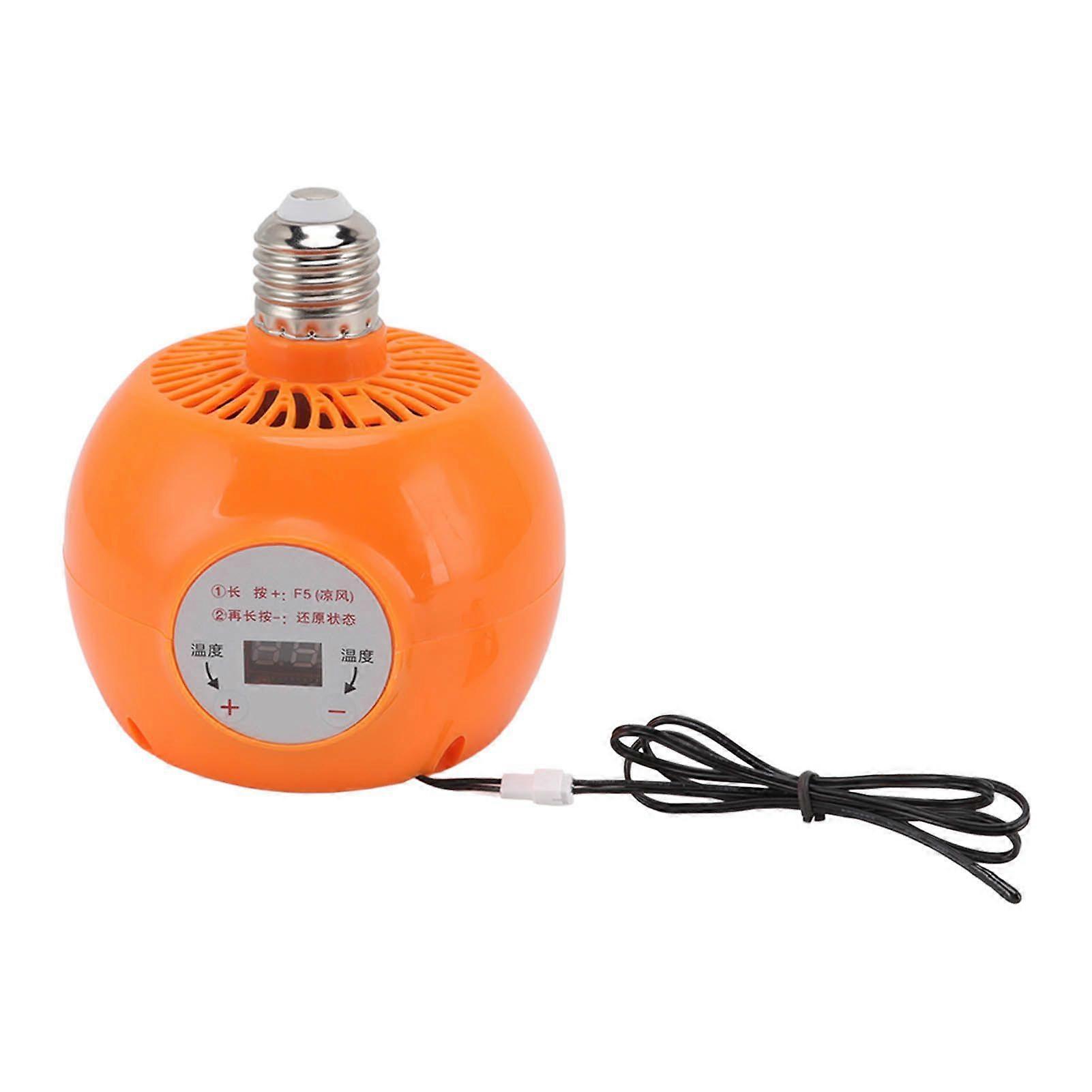 E27 Heating Lamp Auto Constant Temp Adjustable Poultry Heater Lamp for Rabbits Chickens Ducks 150W 220V