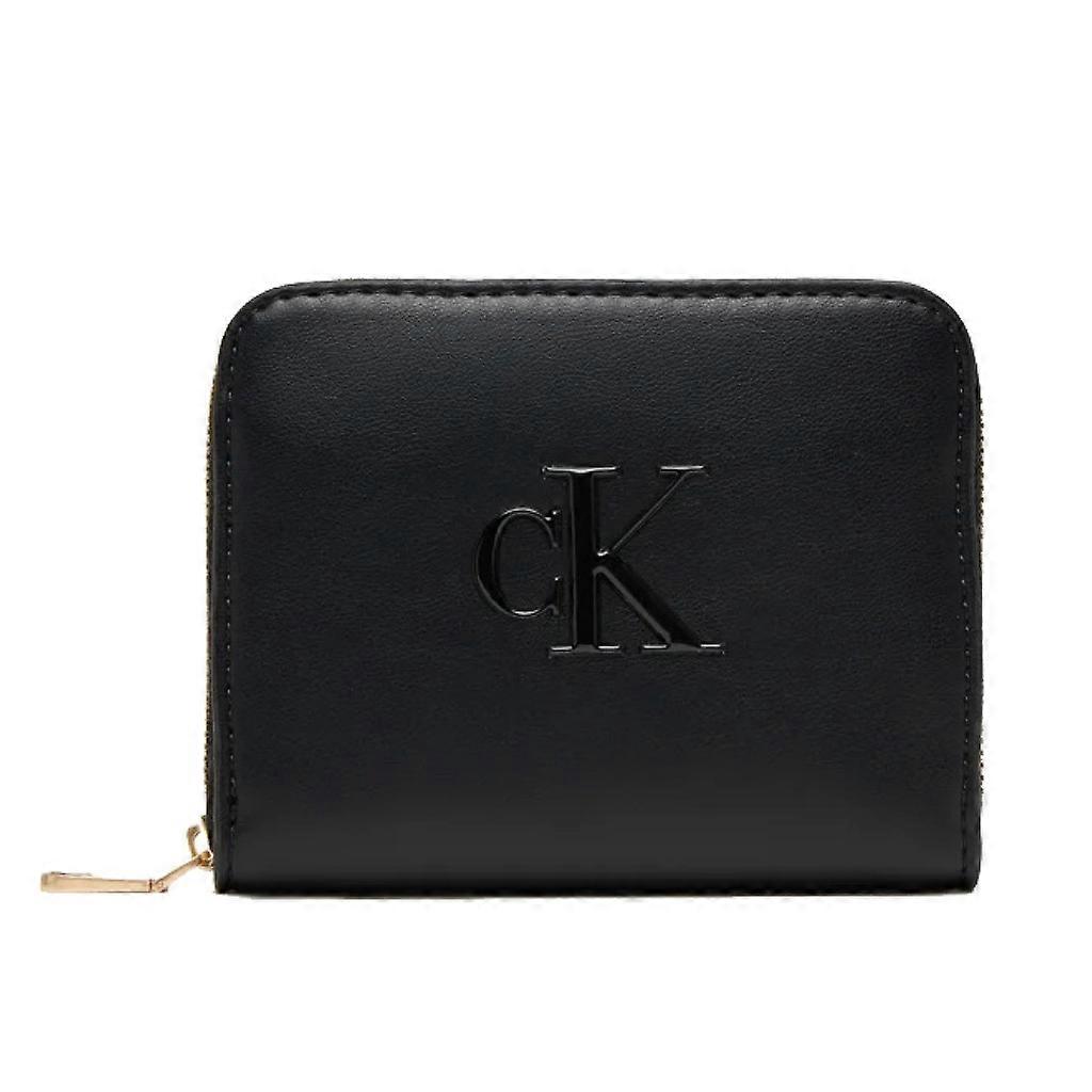 Calvin Klein Carteras  Raised Ck Medium Zip Aro 