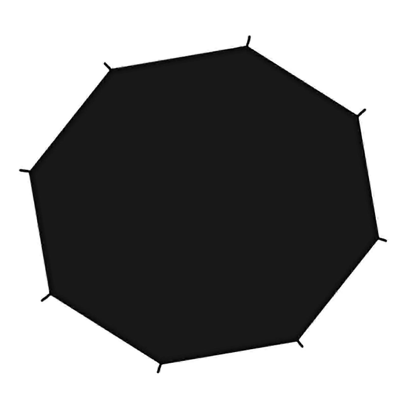 Trampoline Shade Cover Trampoline Sun Protection Cover Tearproof For 8 Poles Round Trampoline Black Ceiling Trampoline Awning