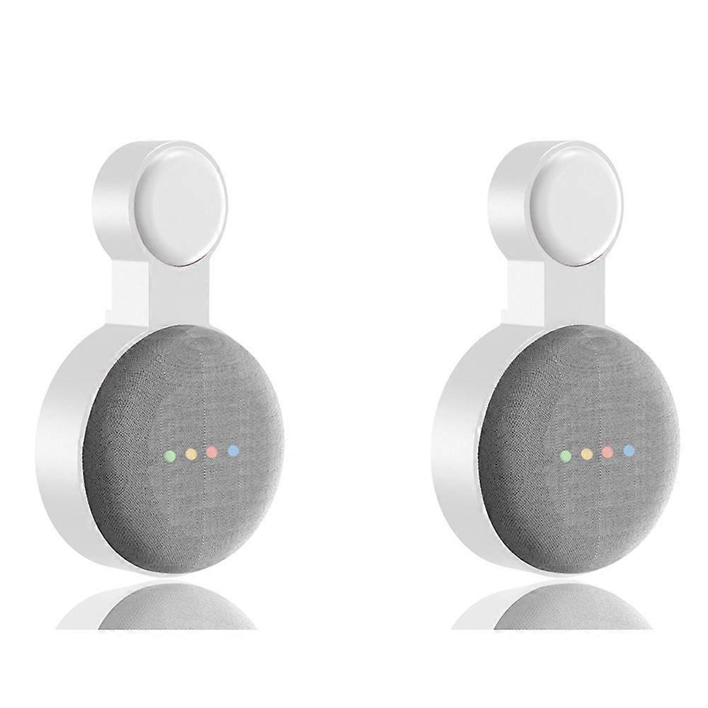 2Pcs Suitable for Google Audio for Google Nest Mini Wall Bracket Second Generation Socket Hanging H