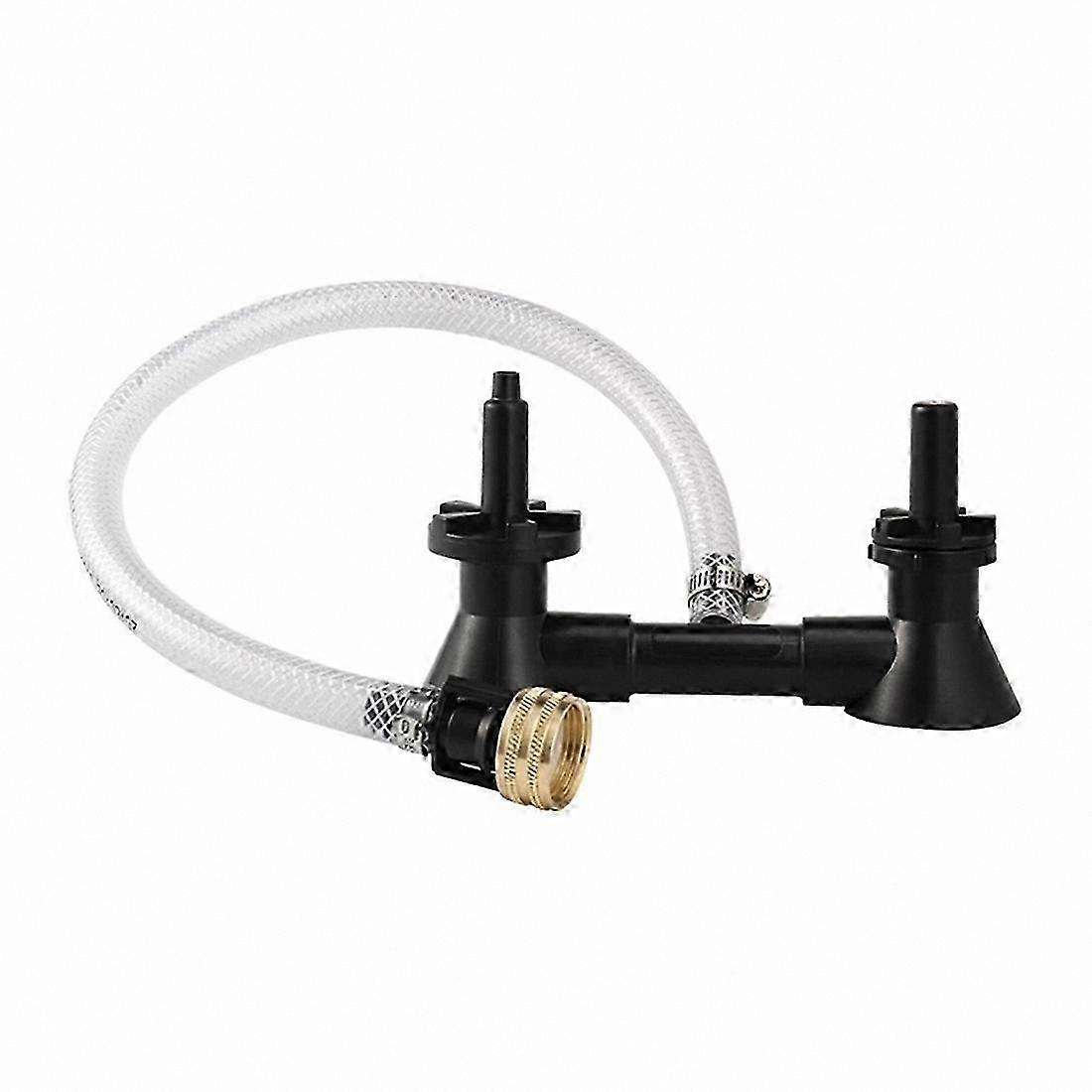 Dual-Action Bottle Rinser for Wine and Beer Cleaning with Kit