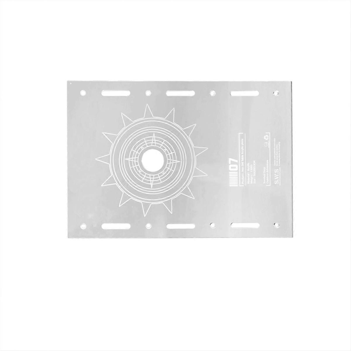 Acrylic Transparent Tabletop Outdoor Camping Clear One Unit Board