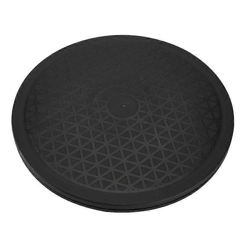 360° Rotating Turntable Base Stand Rotating Platform for TV Monitor New 30X30cm Fontainebleau Black