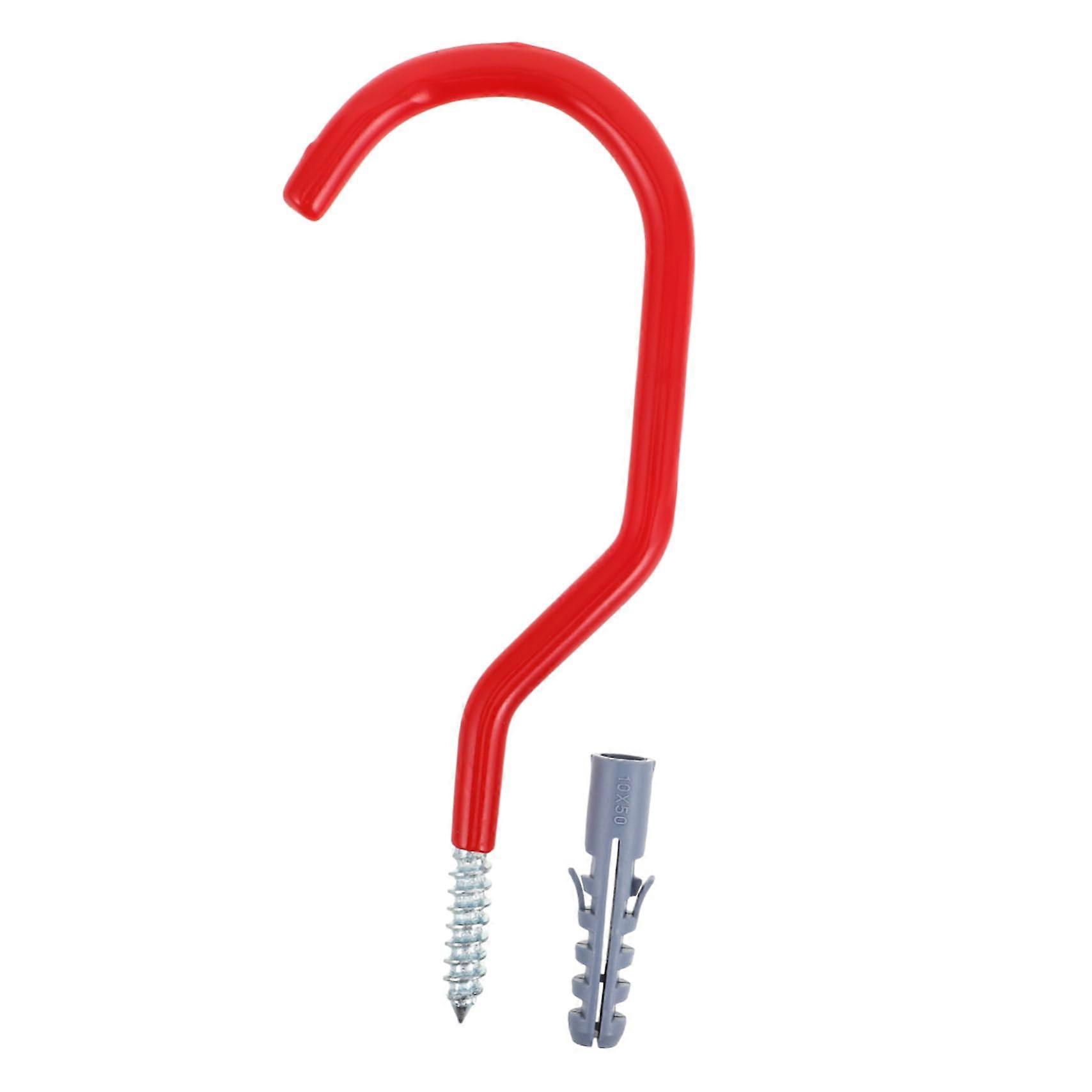 Heavy Duty Bike Hook Wall And Ceiling Mount Storage Hanger For Bicycles Tools Ladders Coated Design Maximized Utility