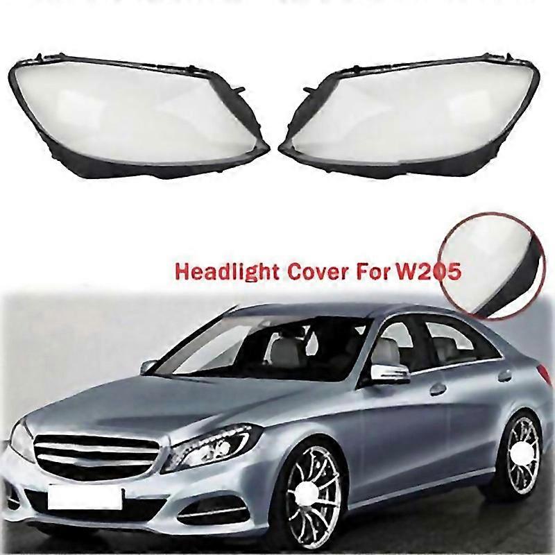 For Front Headlight Head Light Lamp Lens Cover Shell Lampshade For W205 C180 C200 C260l C280 2015201
