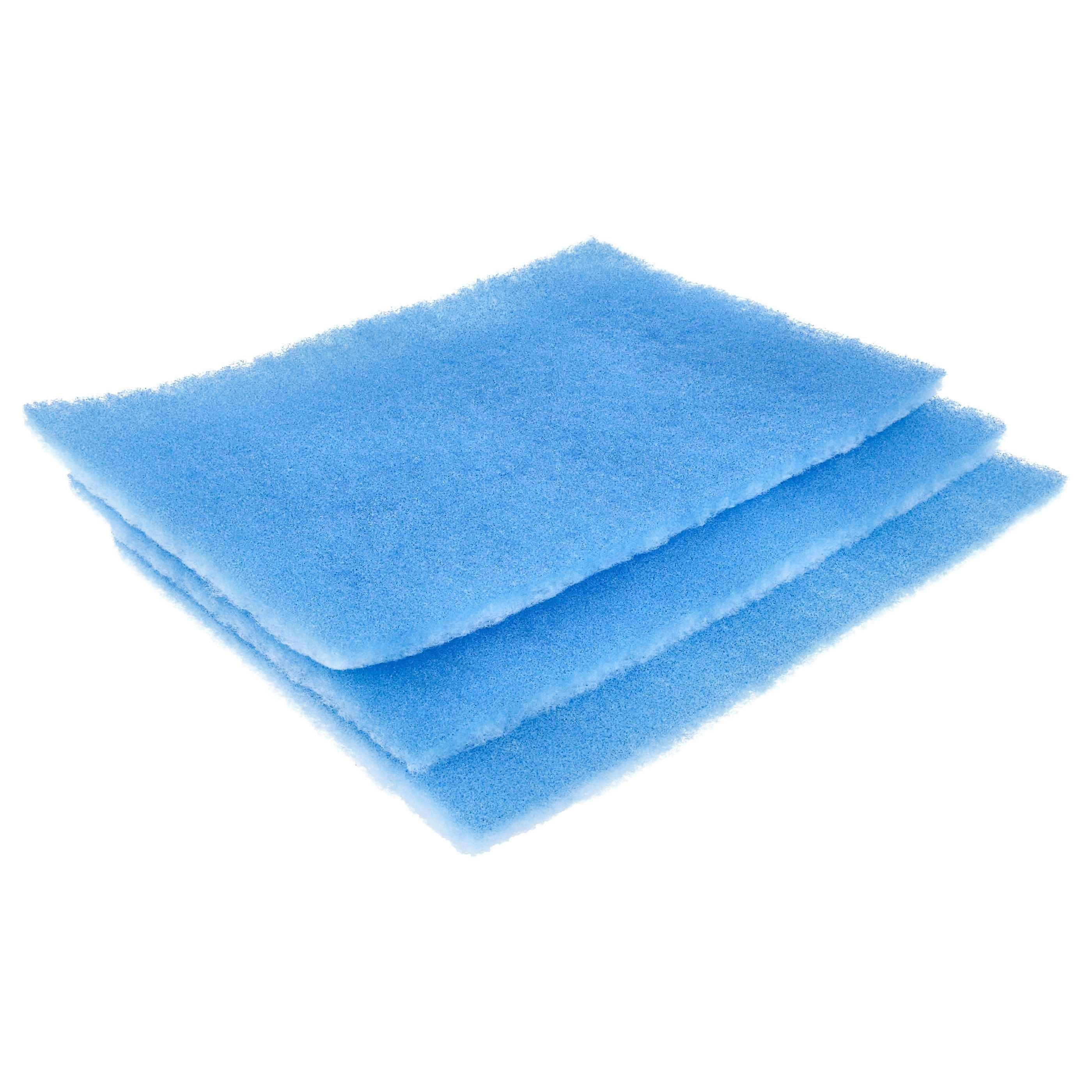 vhbw 3x Filterpad kompatibel mit POOL Total Poolsauger, Poolroboter - Feinfilter, 34 x 24 x 4,2 cm