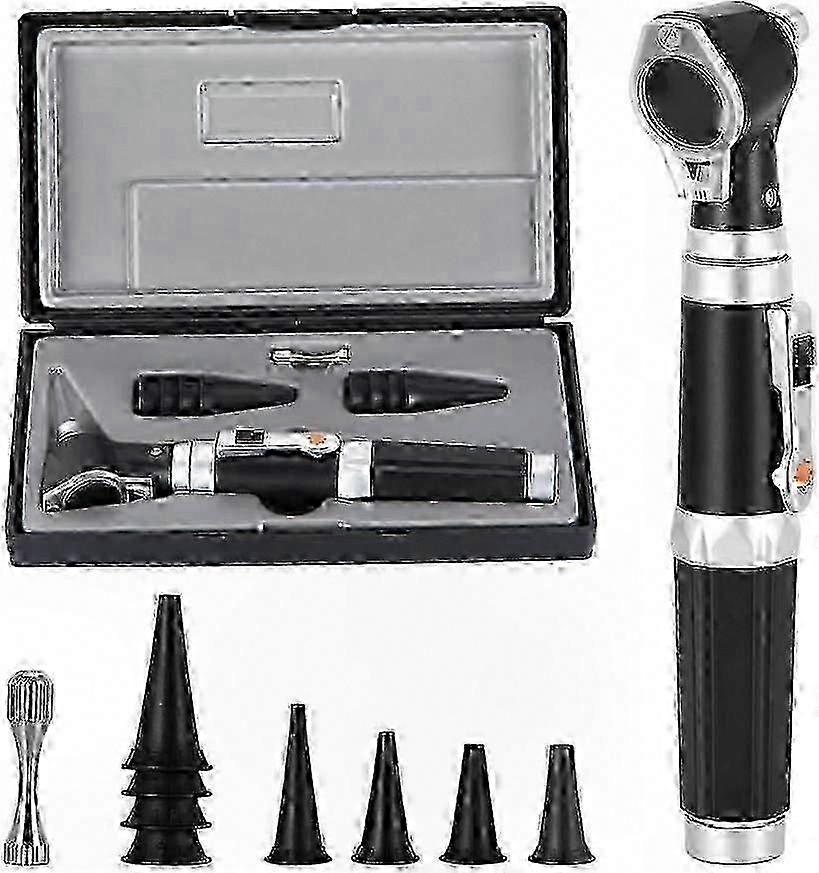 Medical Ear Examination Tool with LED Light and Magnification for Professional and Home Use