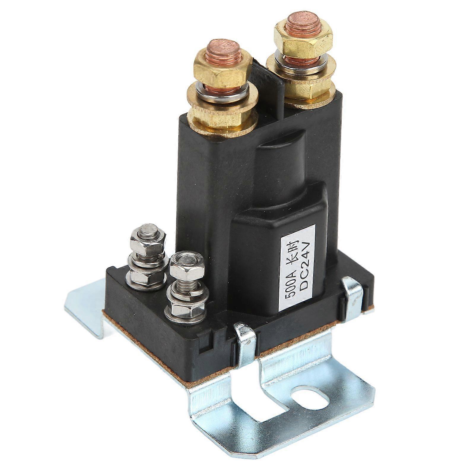 24V 500A Starter Relay Red Copper Heavy Current Nomal Open for Forklift Engineering Automotive Multi Battery System