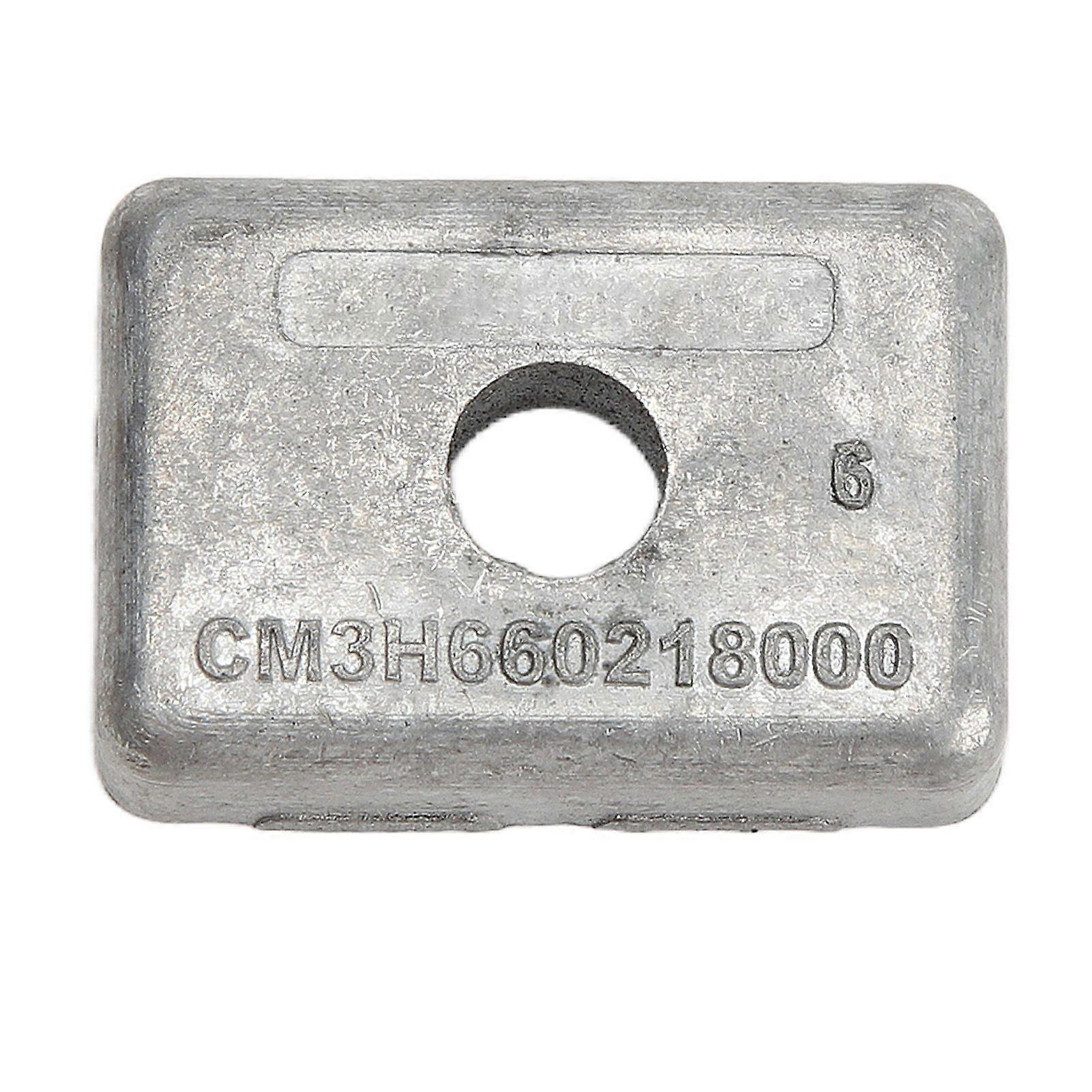 Square Zinc Alloy Anode 3H6 60218 0 Tilt Trim Anode Outboard Lower Unit Gearbox Anode Replacement for Tohatsu 4 Stroke 4HP 5HP 6HP