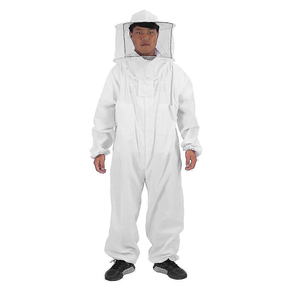 Professional Beekeeping Protective Equipment Bee Keeping Full Body Beekeeper Suit Hat L