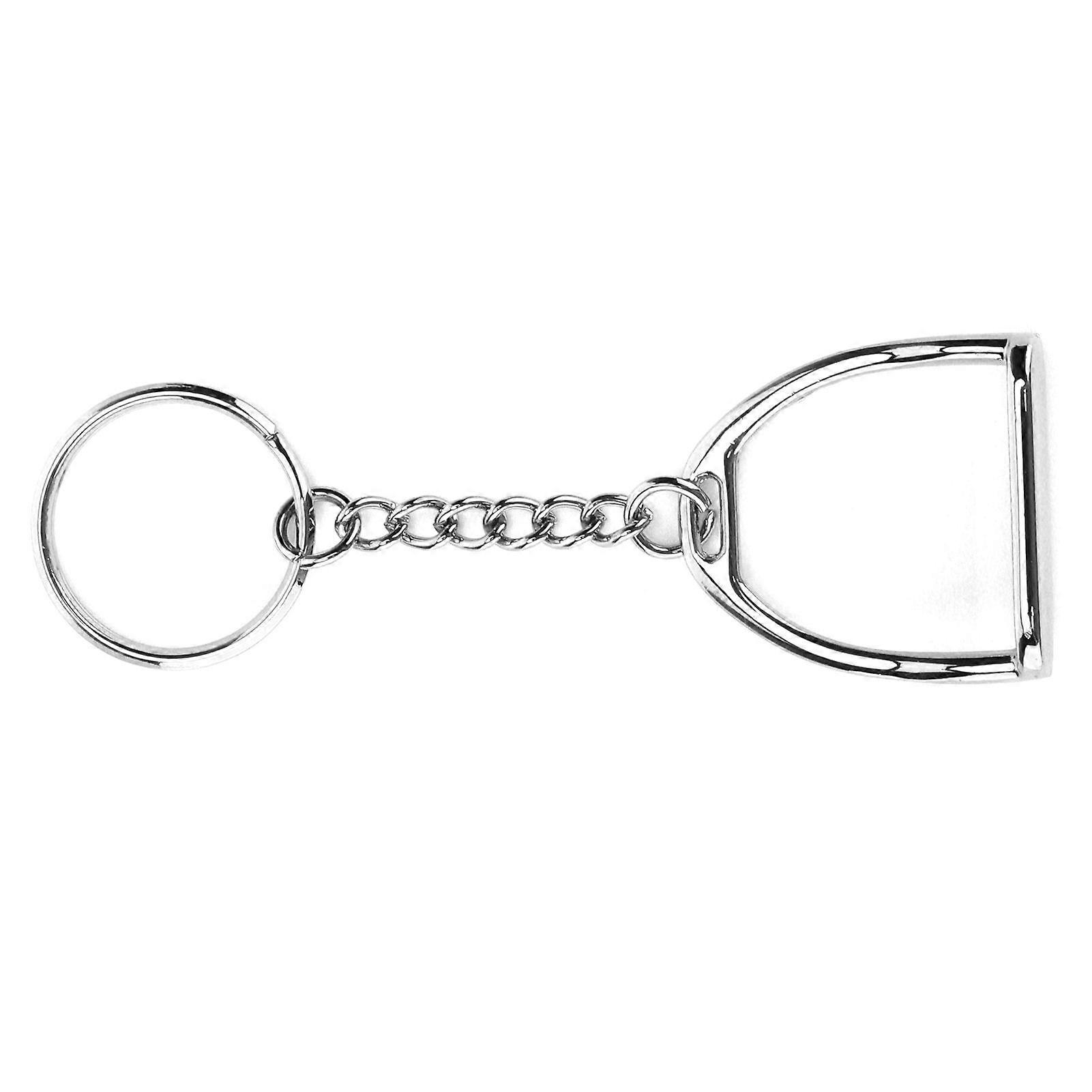 Stirrup Keychain Stirrup Zinc Alloy No Rust Keychain for Giving Gifts and Decoration