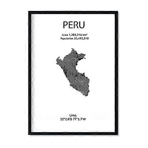 Venezuela World Print
