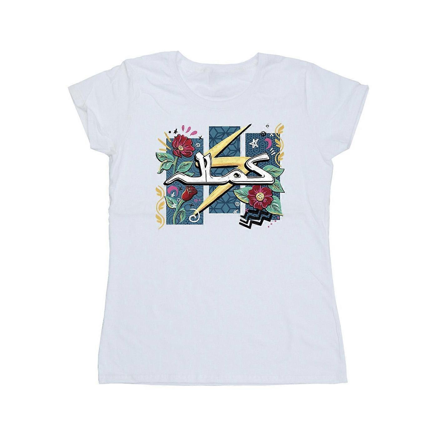 Marvel dámské/dámské bavlněné tričko Ms Marvel Flower Lightning