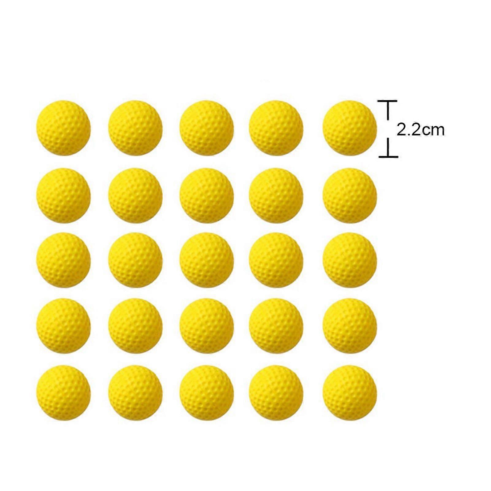 100PCS Universal EVA Soft Round Refilled Ball for Rival Toy Gun