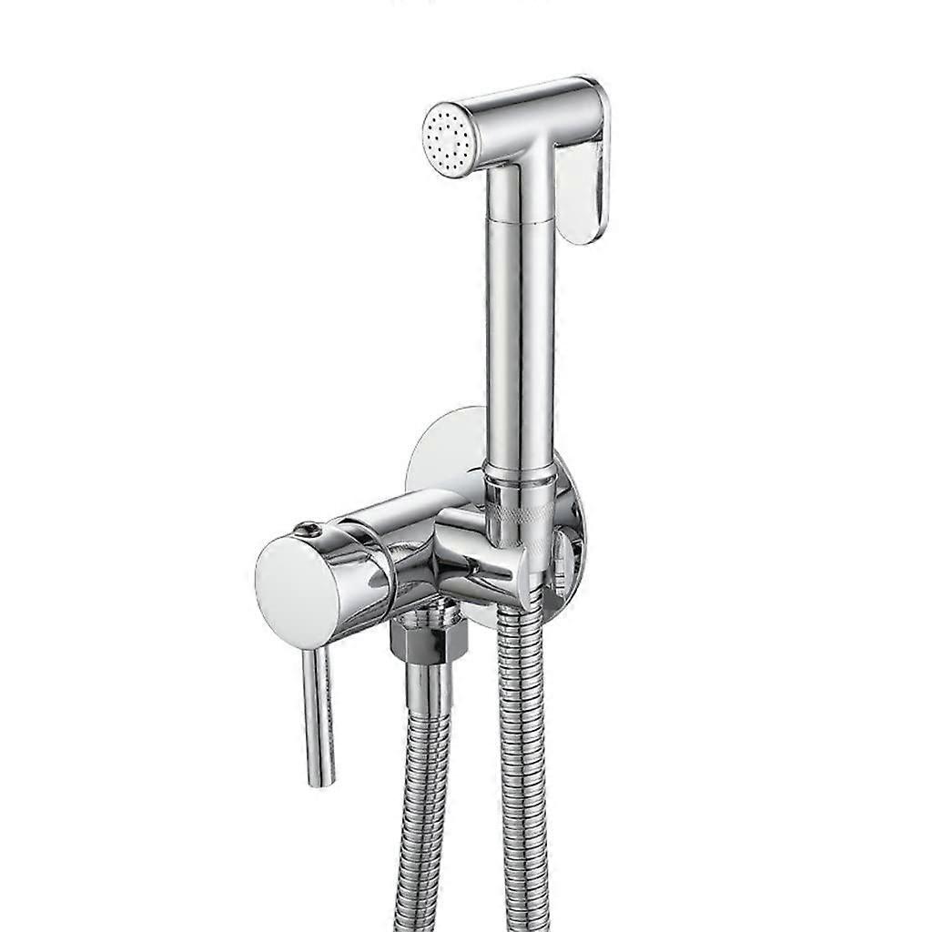 Bathroom Concealed Hot and Cold Bidet Spray Set Rose Gold Finish Gold Or Chrome Brass Handheld Sprayer Toilet Faucet