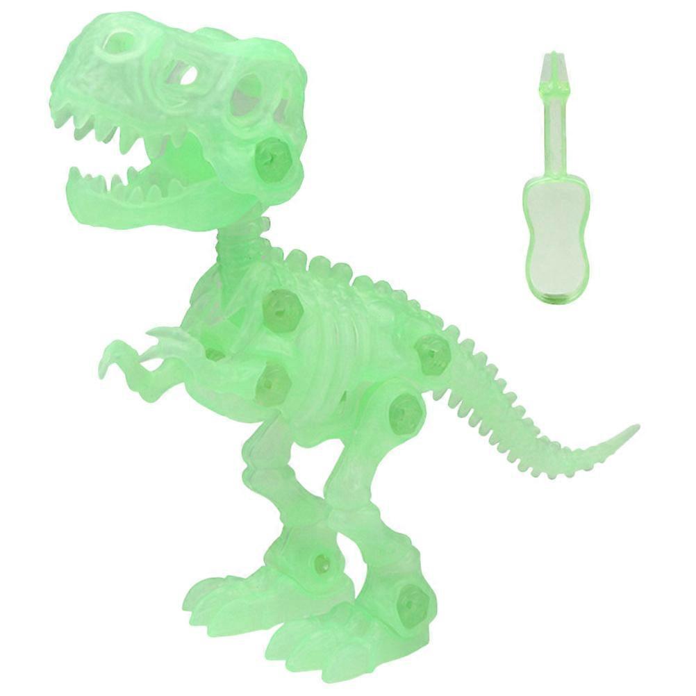 Dinosaurs Skeletons Toy Glow in The Dark for Decor 1Set DIY Assembly