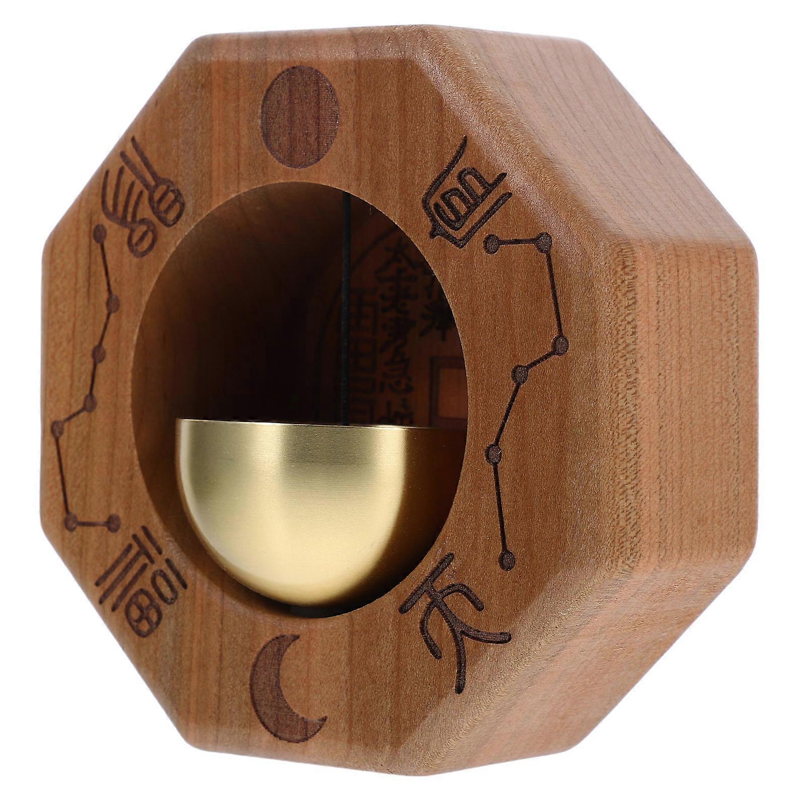 Wood Doorbell Decorative Door Bell for Business Entry 5Pcs Shopkeeper Use