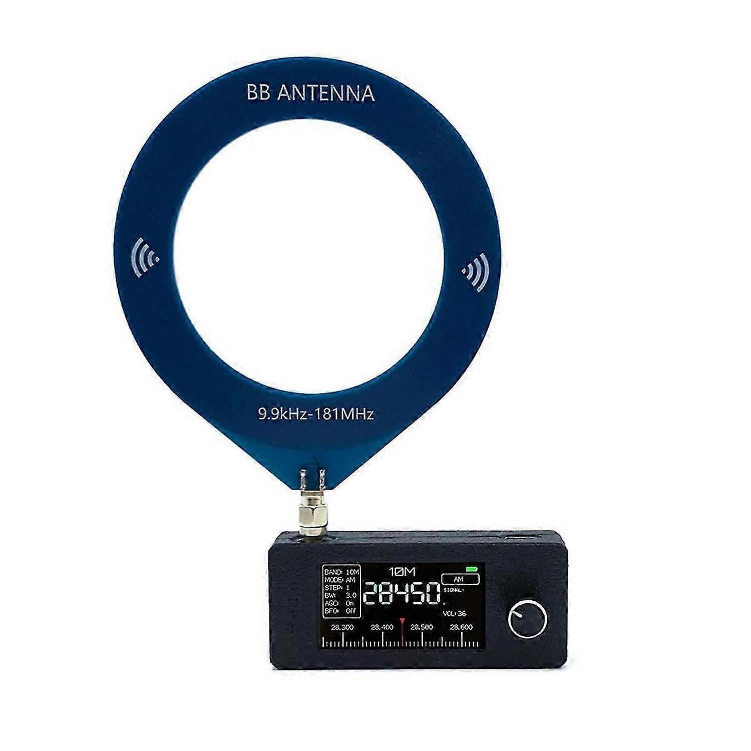 9.9khz-181mhz SMA Interface Mini Loop Antenna Pocket Size SI4732 Radio, Receiver, Mini Radio