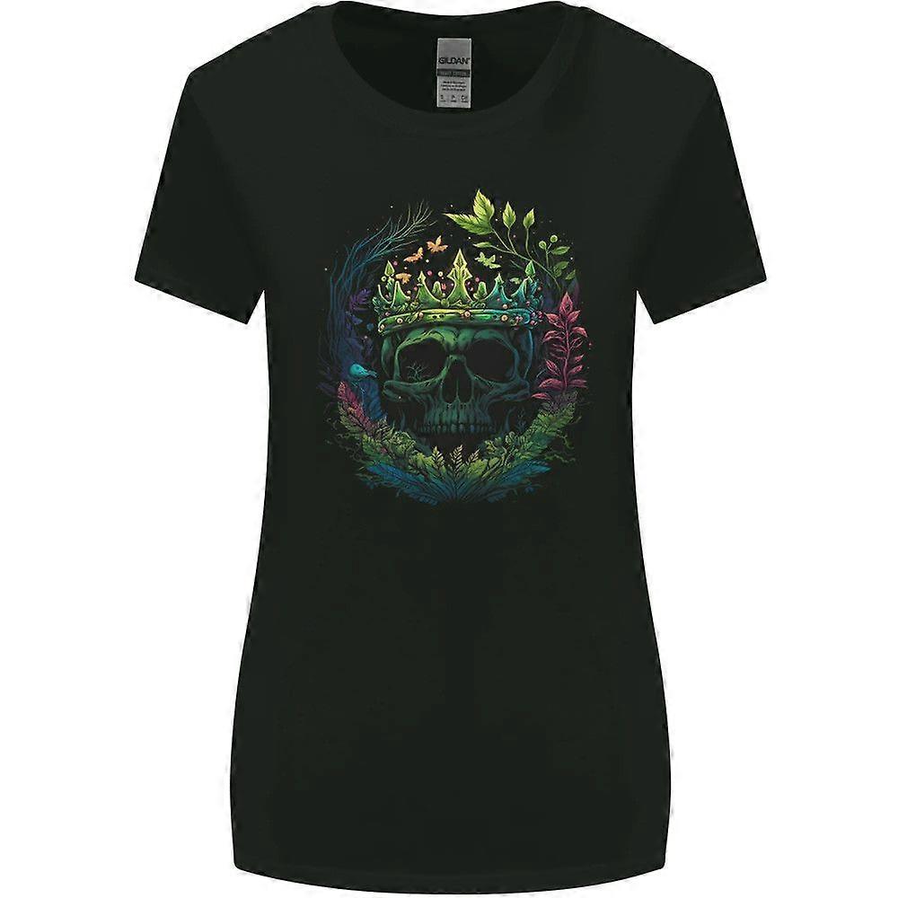 Fantasy Skull King dans une couronne T-Shirt TX661