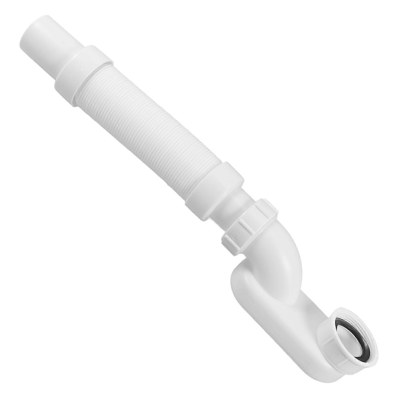 Flexible Bathtub Drain Pipe Sink Waste Replacement Hose 3Sets