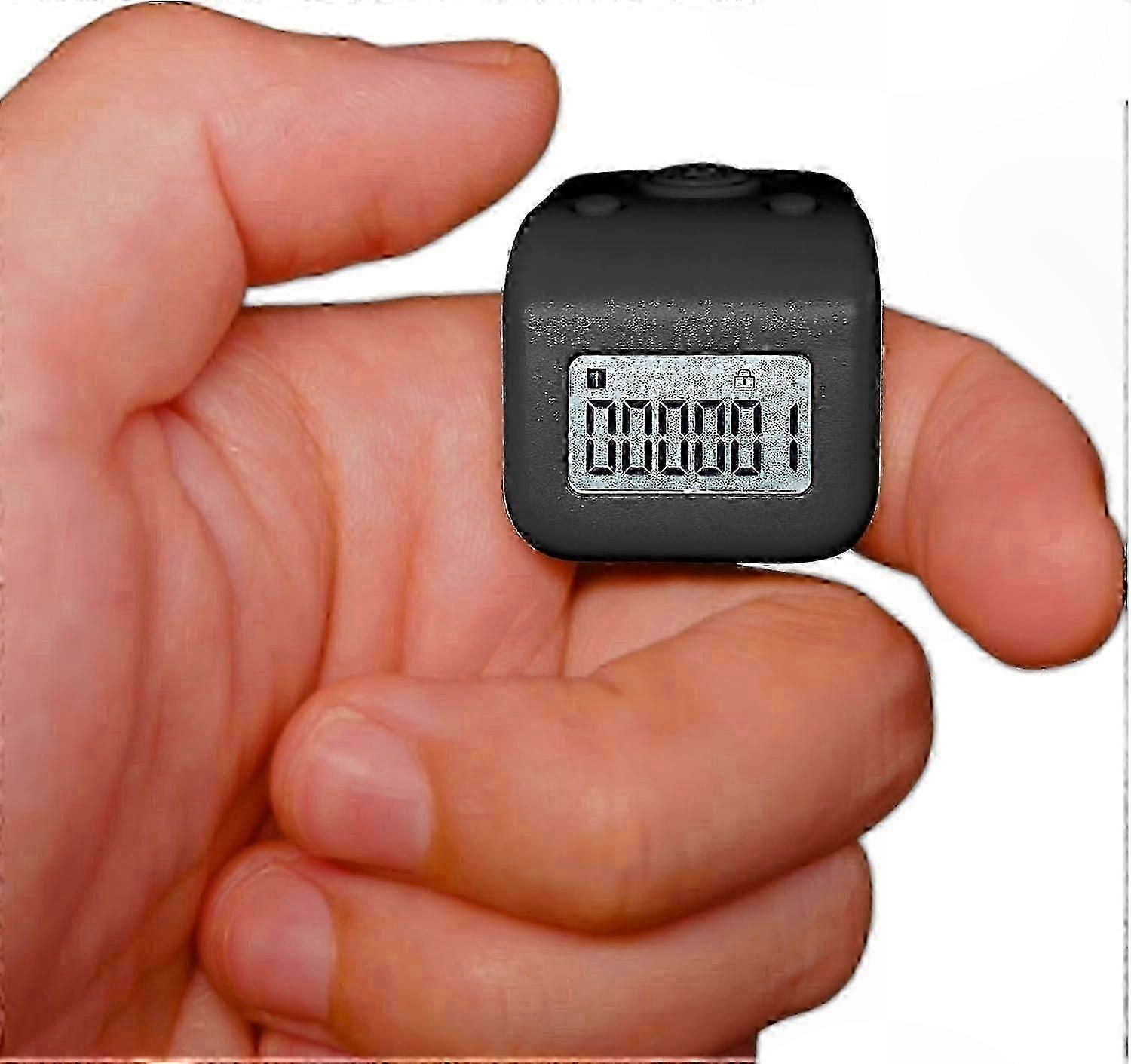 Waterproof Rechargeable LED Counter with 6 Modes - Silent Multipurpose Tool for Prayer, Swimming, and Gifts